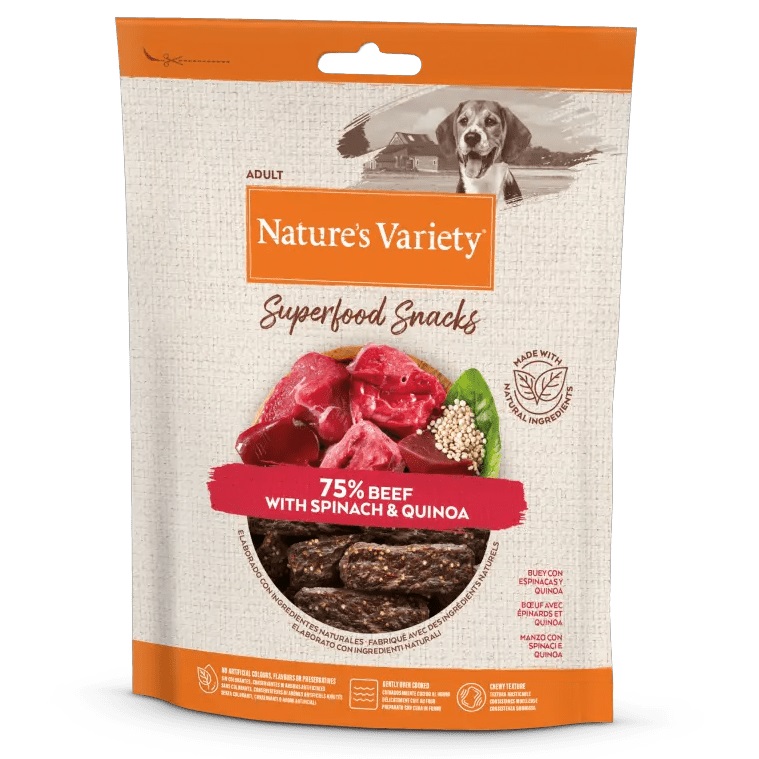 Natures Variety Superfood Snacks Beef