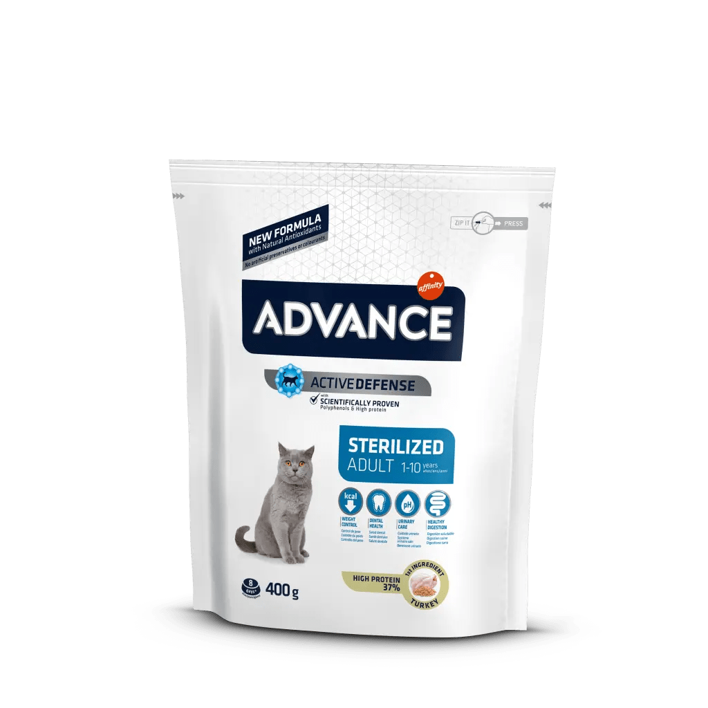 Advance Sterilized Adult Gato Pavo 400gr