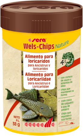 Sera Wels-Chips Nature Herbívoros 100ml