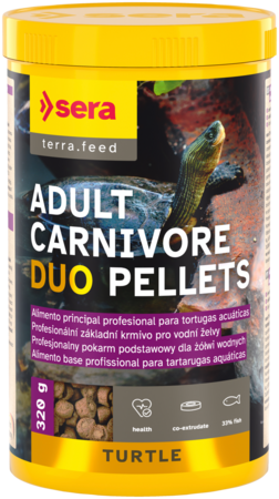 sera Turtle Adult Carnivore Duo Pellets 320g