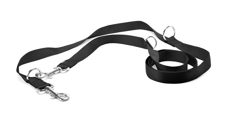 CORREA DE NYLON ADIESTRAMIENTO BASIC RECORD 2,25x100 CM NEGRO