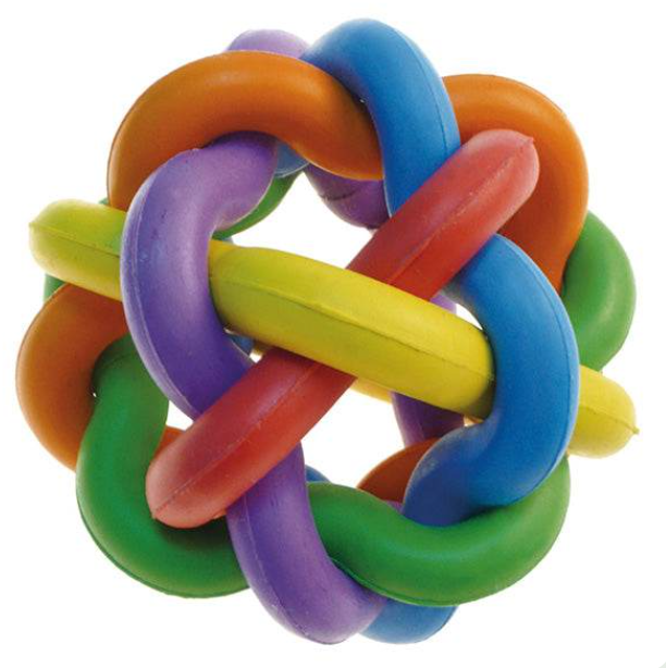 Arquivet Pelota de goma con nudos grande