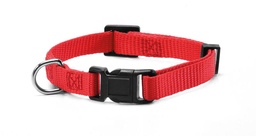 COLLAR DE NYLON BASIC RECORD L 2,5x (48-63) CM ROJO