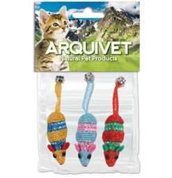 Arquivet Kit 3 ratones de colores surtidos